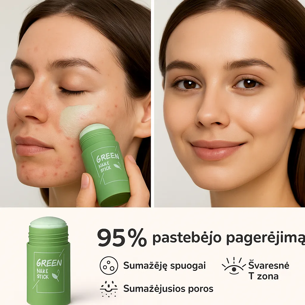 Giliai valanti veido kaukė su žaliosios arbatos ekstraktu Moisture.lt 16