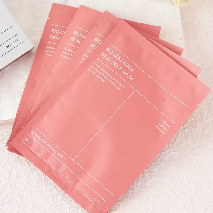 Lakštinė veido kaukė su kolagenu, BIO-COLLAGEN REAL DEEP MASK Moisture.lt 6